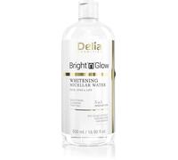Delia Cosmetics - Bright’n’Glow - Acqua Micellare Schiarente - 5in1, Deterge e Rimuove il Trucco, Illumina e Uniforma il Tono della Pelle, Niacinamide & Azeloglicina - 500 ml