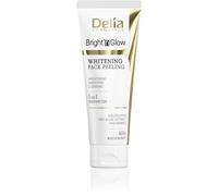 Delia Cosmetics - Bright’n’Glow - Peeling Viso Schiarente - Illumina le discromie, Leviga e Deterge la Pelle - 75 ml