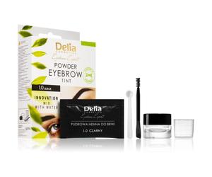 Delia Cosmetics Eyebrow Expert colore per sopracciglia colore 1.0 Black 4 g