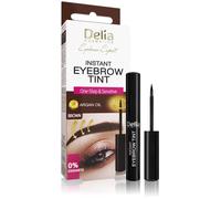 Delia Cosmetics - Eyebrow Expert - Tinta istantanea per sopracciglia - MARRONE - Tinta Express One Component - One-Step solo 5 min. Con Olio di Argan, 0% Ossidanti, 20 Applicazioni, 6ml