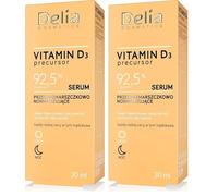 Delia Cosmetics - Precursore della vitamina D3 - Siero normalizzante antirughe - Tutti i tipi di pelle, acneica - Idratante, Rassodante - Acido ialuronico, Niacinamide, Curcuma, Olio di colza - 30ml