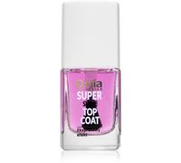 Delia Cosmetics - Top Coat Super Shine - Unghie lisce e brillanti - Rafforza e protegge la lamina ungueale - Con olio di bacche di acai - Asciugatura rapida - 11 ml