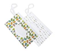 DELIBEST - Set di 2 dispenser per salviette umidificate, riutilizzabili, riutilizzabili, per il trasporto del bambino