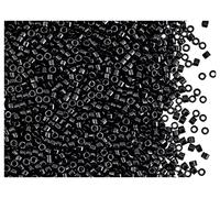 Delica Seed Beads 11/0, perline giapponesi in vetro Miyuki, 10 g, colore nero