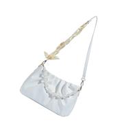 Delicata borsa a tracolla pieghettata con tracolla regolabile multi funzionale borsa interna PU borse ascellari per le donne elegante borsa a tracolla per le donne