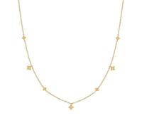 Delicata collana a catena con piccoli ciondoli a forma di stella, gioielli alla moda da donna alla moda per l'uso quotidiano
