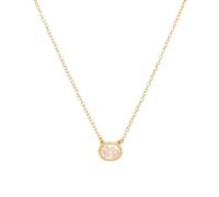 Delicata collana a catena placcata oro 14 K da donna, ciondolo a forma di cuore a goccia con zircone rotondo, regalo da indossare tutti i giorni, feste, matrimoni, design con zirconi scintillanti