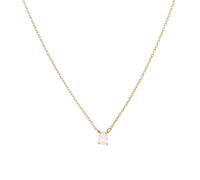 Delicata collana a catena placcata oro 14 K da donna, ciondolo a forma di cuore a goccia con zircone rotondo, regalo da indossare tutti i giorni, feste, matrimoni, design con zirconi scintillanti