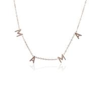 Delicata collana di perle da donna - oro argento cuore amore ti amo mamma regalo per compleanno e festa della mamma, 1, Metallo, Non pietra preziosa