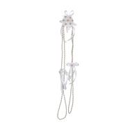 Delicata corda di lassoes per matrimonio con rose bianche, ideale come regalo per una cerimonia cattolica sacra ed elegante