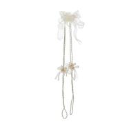 Delicata corda di lassoes per matrimonio, con rose bianche, ideale come regalo per una cerimonia cattolica sacra ed elegante