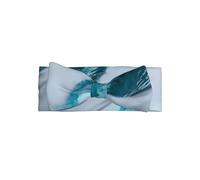 Delicata fascia per neonati e neonati con stampa onde onde verde oceano con fiocco per neonati e neonati con luna piena regalo appello