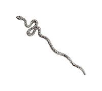 Delicata forcina per capelli cinese a forma di serpente in lega con strass per lo styling dei capelli Accesso semplice a forma di serpente Fermagli per capelli per la vita quotidiana Grandi fermagli