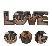Delicata lettera d'amore in legno Lettera in legno Decorazione Lettera
