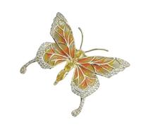 Delicata spilla a farfalla con disegni artistici Accessorio portatile robusto e conveniente per un ' elegante spilla a farfalla tutto l ' anno