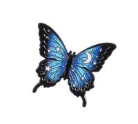 Delicata spilla a forma di farfalla decorata con stella lunata per un look da sogno e romantico, regalo unico, multiuso spilla decorativa, One Size, come descritto