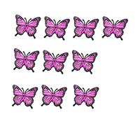 Delicata spilla a forma di farfalla in lega di zinco che rappresenta la cura e la speranza per la consapevolezza del carcinoma toracico e una comoda spilla di sensibilizzazione, One Size, come