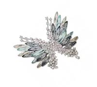 Delicata spilla a forma di farfalla per le donne accessori moda vintage ispirato zircone cristallo design bavero pin fascino simmetrico farfalla gioielli di cristallo
