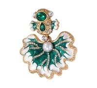 Delicata spilla a forma di pesce che simboleggia buona fortuna, robusta base in metallo, ideale da indossare tutti i giorni o come accessorio per pesci fortunati, Misura unica, come descritto