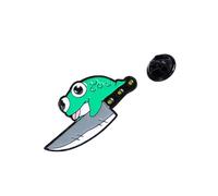 Delicata spilla a forma di rana verde, in lega, elegante, per chi ama accessori distintivi, spilla per eventi e celebrazioni, One Size, come descritto