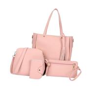 Delicate 4 Da 4 Set Cuoio Per Donne Con Spalla Capacità Casualmente Borsette Borse Borse Organizzative