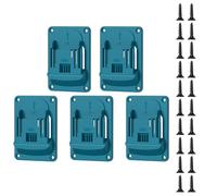 Delicate Drill Storage Wall Organisators Set di 5 pezzi, pratici morsetti in ABS per 18 V elettroutensili, ottimizzazione, design pratico utensili elettrici