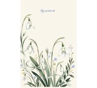 Delicate Snowdrop Botanical Journal: 190 Lined Pages, 5.5" x 8.5"