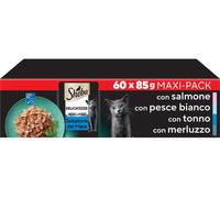 Delicatezze in Gelatina Tonno Salmone Pesce Bianco e Merluzzo cibo umido