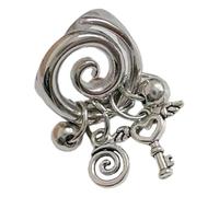 Delicati anelli elicoidali in acciaio inossidabile da donna alla moda anelli cavi per abbigliamento casual appuntamenti e occasioni speciali punk