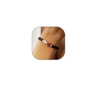 Delicati braccialetti sportivi intrecciati a sfera, estetici regolabili in acrilico, braccialetti fatti a mano, significativo regalo di compleanno per gli amici, Large, Acrilico, Nessuna pietra
