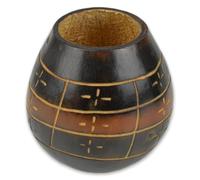 Delicatino - Azulejo Tallado - Barattolo argentino in zucca 150 - 200 ml, set di tazze di zucca, tè Yerba Mate e zucca, Bombilla non incluso