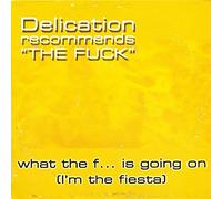 Delication Recommends the Fuck - What the f... is going on (I'm the fiesta; 4 versions, incl. Andre Basho Remix, 2001) / Vinyl Maxi Single [Vinyl 12'']