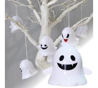 Delicato A Forma di Zucca di Halloween con queste adorabili candele a LED, perfette per creare un'atmosfera incantevole!" Lights Tall Statue (White, 7X6cm)