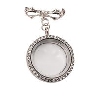 Delicato ago a farfalla con scatola di immagazzinaggio in miniatura incorporata. Accessorio versatile per abbigliamento formale. Elegante ago per medaglione fotografico in lega, Taglia unica, come