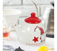 Delicato bollitore per l'acqua di Natale Brocca per l'acqua in ceramica per uso