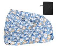Delicato Cartoon Pupazzo di neve cielo impermeabile Outdoor Bike Cover con fori di bloccaggio Indoor Outdoor Storage Mountain Road Bike Elettrica Copertura Adatto per la maggior parte dei kit para