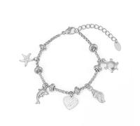 Delicato ciondolo a forma di croce con strass intarsiato con catena regolabile per donne e donne