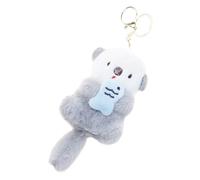 Delicato ciondolo per borsa, portachiavi in peluche, ornamento per borsa per gli amanti degli animali e per coloro che amano gli accessori dei cartoni animati Charm a tema animale, D, One Size