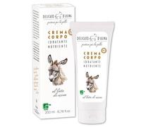 DELICATO D'ASINA - Crema Corpo Bio al Latte D'Asina - Altamente Idratante e Nutriente - Ricca di Proteine - Certificata AIAB - 200 ml