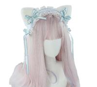 Delicato e alla moda con orecchie di animale, meraviglioso accessorio per capelli per feste in costume, foto e uso quotidiano, morbido cerchietto con orecchie da micio