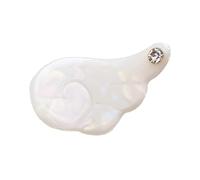 Delicato fermaglio per capelli a forma di ala d'angelo, resistente alle allergie, per uso quotidiano, ballo di fine anno, festa di compleanno, robusto fermaglio per capelli