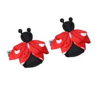 Delicato fermaglio per capelli a forma di coccinella, ornamento alla moda, grazioso fermaglio per capelli a forma di coccinella