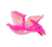 Delicato fermaglio per capelli in acrilico a forma di dinosauro, accessorio per uso quotidiano, ornamento unico