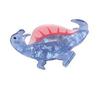 Delicato fermaglio per capelli in acrilico a forma di dinosauro, accessorio per uso quotidiano, ornamento unico