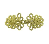 Delicato girasole oro filo cucito bottoni Cheongsam squisiti adatti per gli appassionati di cultura cinese Elementi di fissaggio per abbigliamento nozioni e forniture nastro