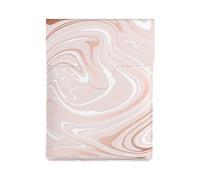 Delicato marmo rosa con imitazione oro rosa, Custodia per laptop in pelle PU, borsa per notebook, custodia per laptop, custodia per tablet