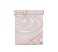 Delicato marmo rosa di marmo con imitazione dell'oro rosa, Spremere il portafoglio superiore da donna Borsa portaoggetti Piccola portamonete Portamonete