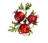 Delicato melograno gioielli che offrono bellezza e comfort abbigliamento delicato gioielli elegante pin per varie occasioni unico fatto a mano spilla frutta