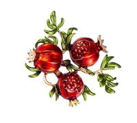 Delicato melograno gioielli che offrono bellezza e comfort abbigliamento delicato gioielli elegante pin per varie occasioni unico fatto a mano spilla frutta