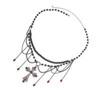 Delicato Perle Imitazione Catena Vita Frange Nappe Gioielli Per Il Corpo Alla Moda Multi-strato Catena Del Corpo Decorazione Della Vita Imitazione, One Size, come descritto, come descritto